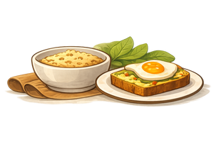 With breakfast or post-workout